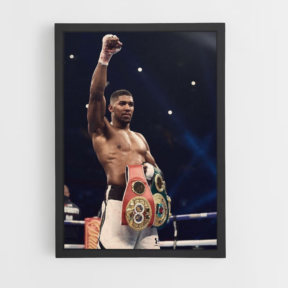 Poster Anthony Joshua Victory