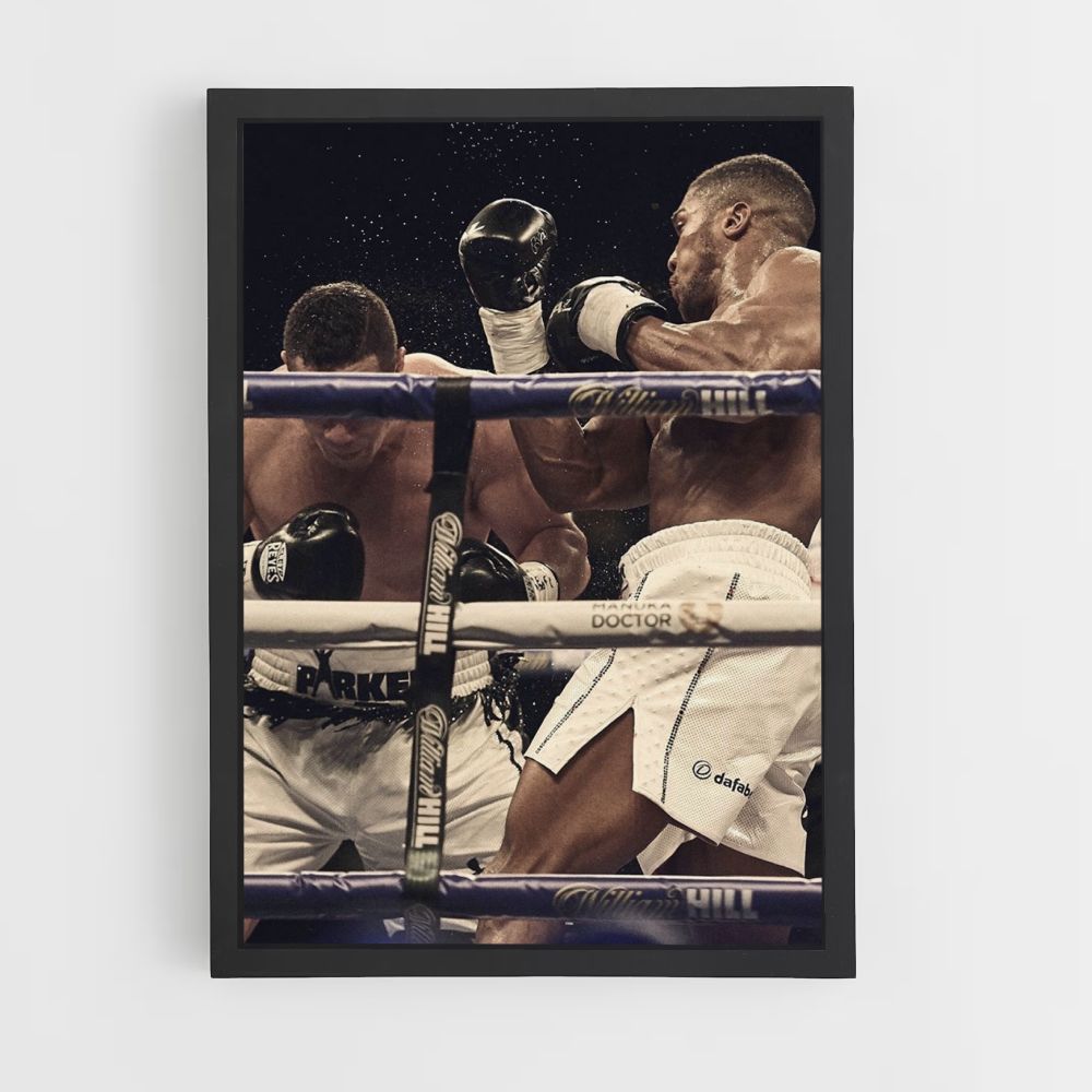 Anthony Joshua Fight Poster