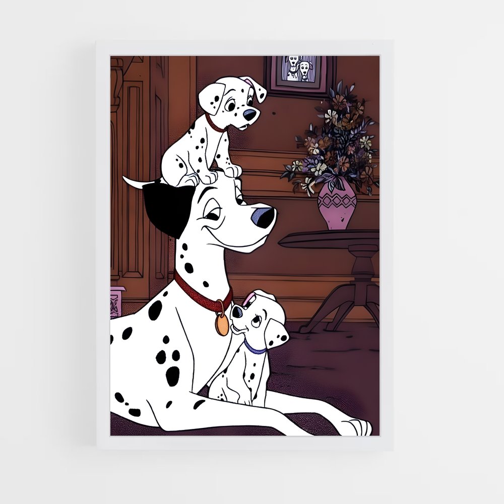 ap-101 dalmatians-3 cadre Blanc