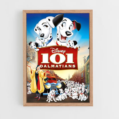 ap-101 dalmatians-4 cadre Bois clair