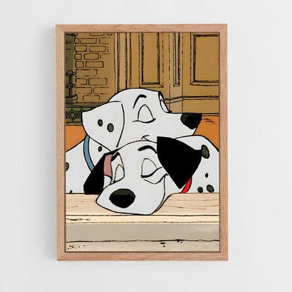 ap-101 dalmatians-5 cadre Bois clair
