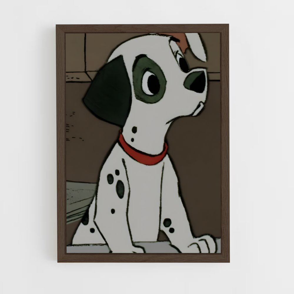ap-101 dalmatians-6 cadre Bois foncé