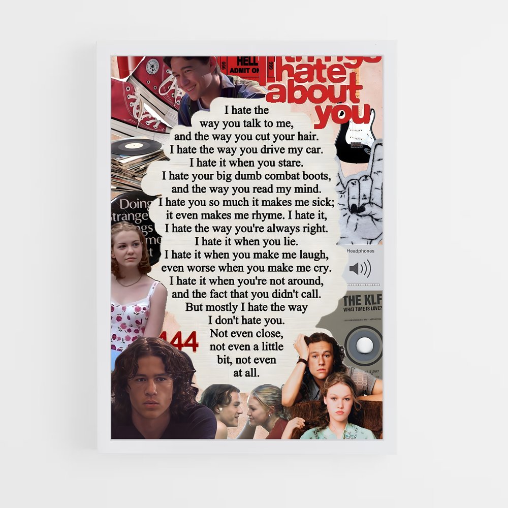 ap-10 things i hate about you-1 cadre Blanc