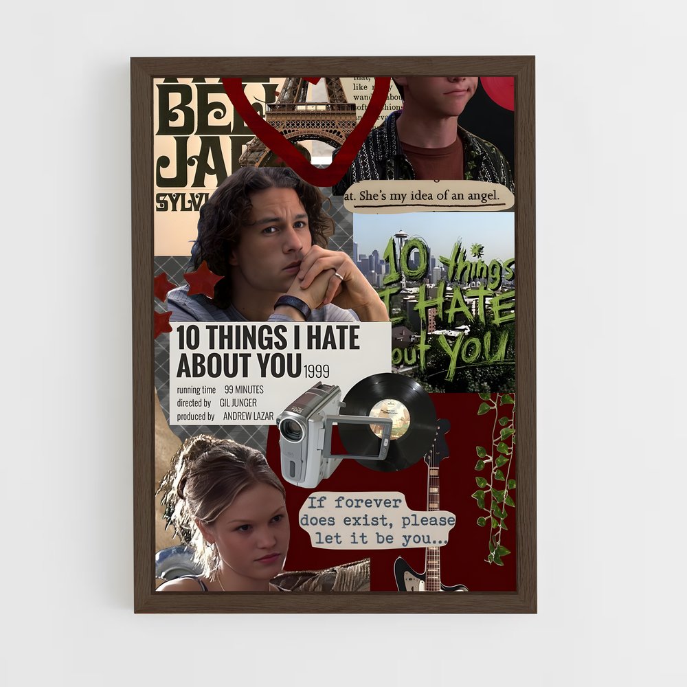 ap-10 things i hate about you-4 cadre Bois foncé