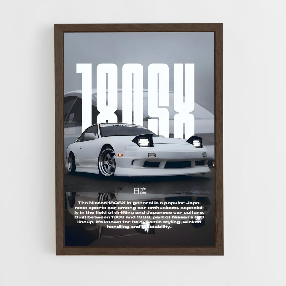 ap-180sx-1 cadre Bois foncé