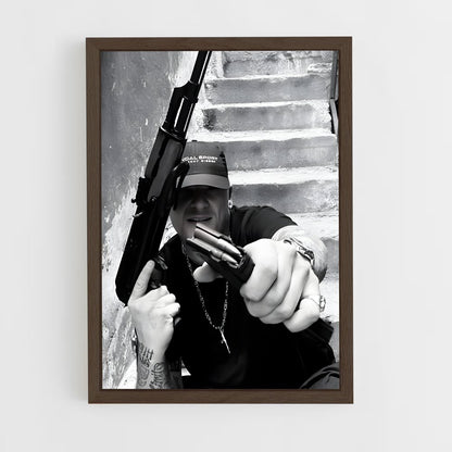 ap-187 strassenbande-7 cadre Bois foncé