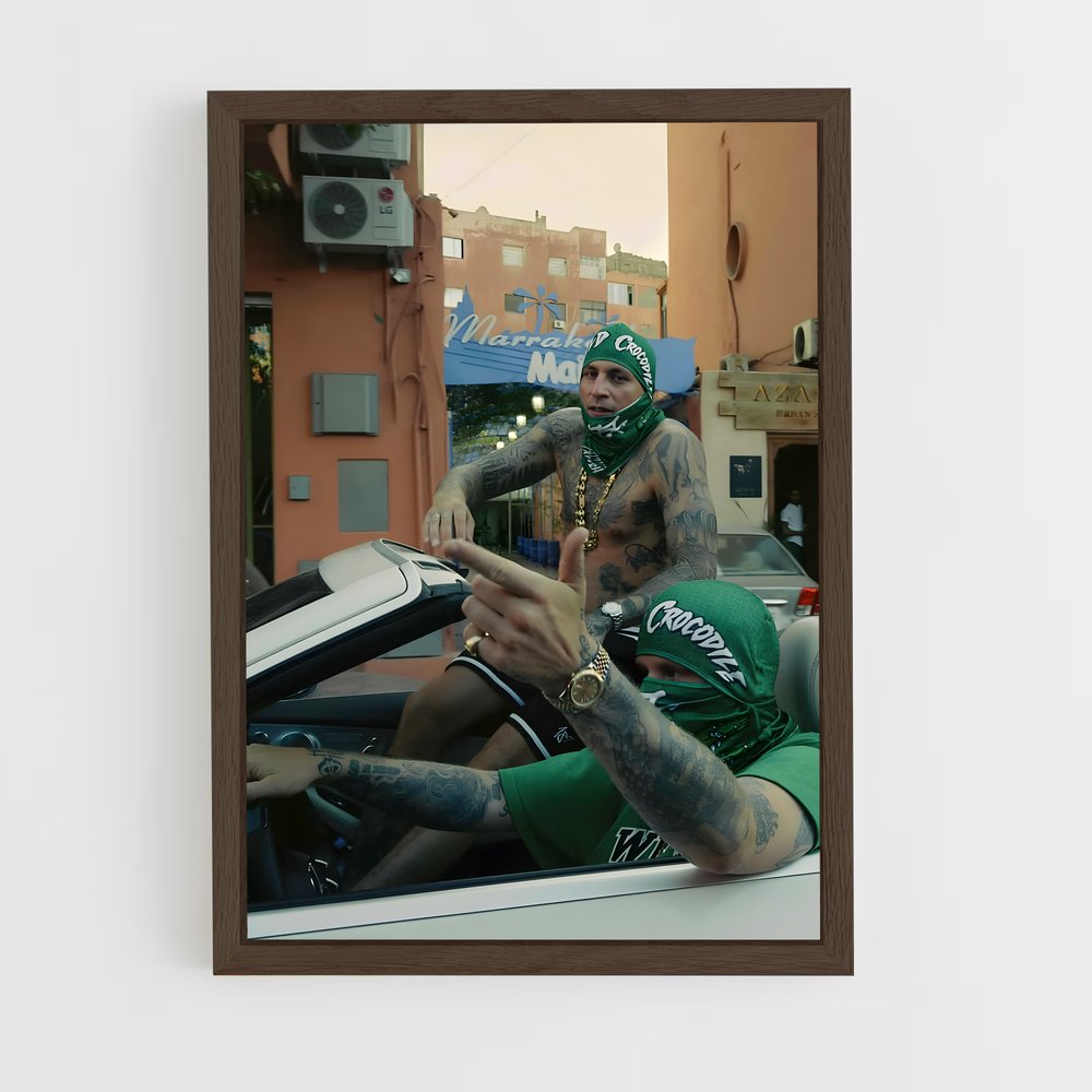 ap-187 strassenbande-9 cadre Bois foncé