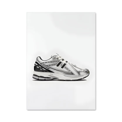 Poster Sneaker Noir et Blanc