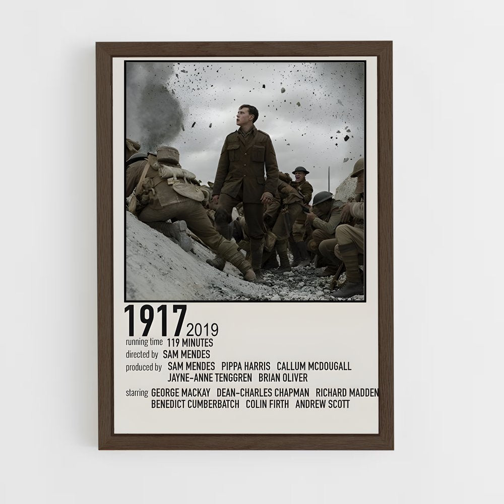 ap-1917-1 cadre Bois foncé