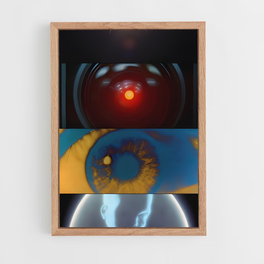 ap-2001 a space odyssey-10 cadre Bois clair