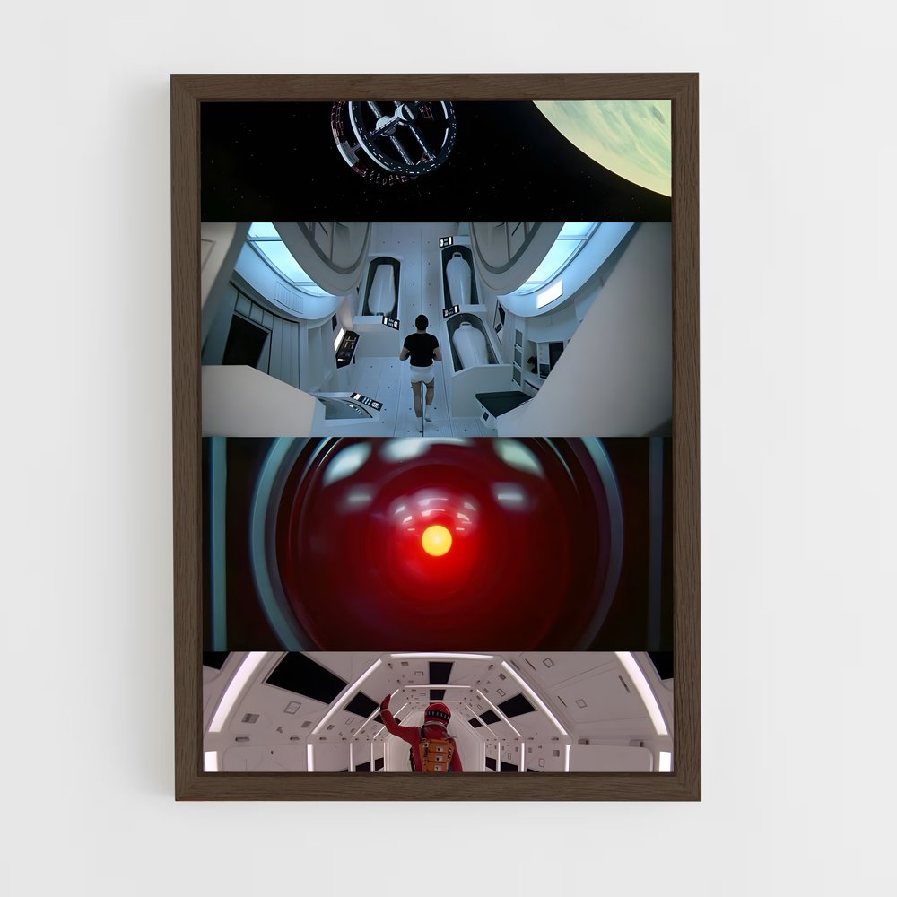 ap-2001 a space odyssey-4 cadre Bois foncé