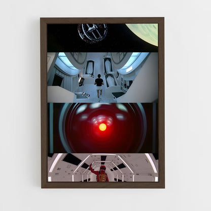 ap-2001 a space odyssey-4 cadre Bois foncé