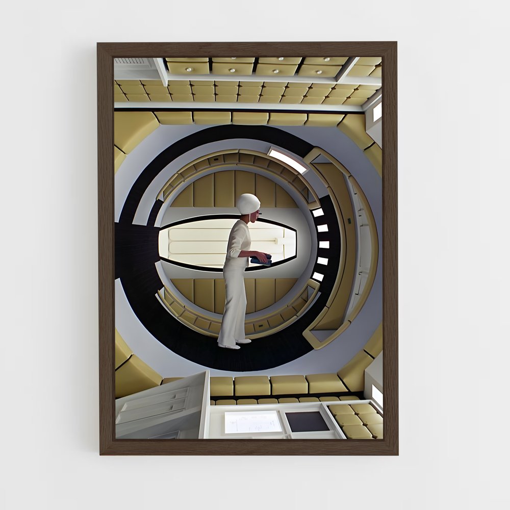 ap-2001 a space odyssey-6 cadre Bois foncé