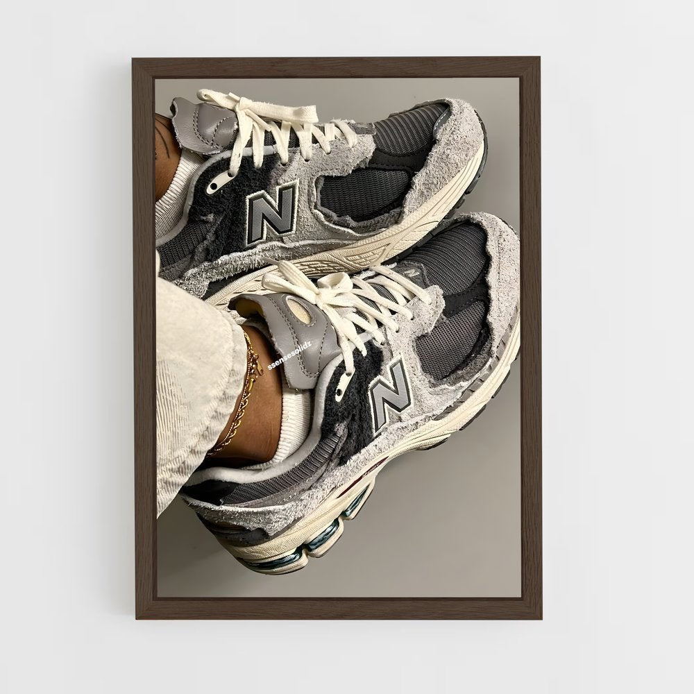 ap-2002r-3 cadre Bois foncé