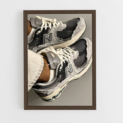 ap-2002r-3 cadre Bois foncé