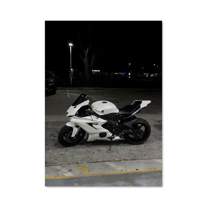 Poster Ride White
