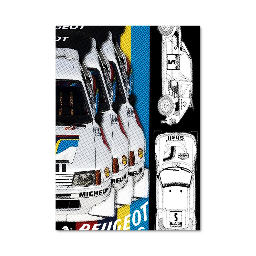 Poster Course Futuriste