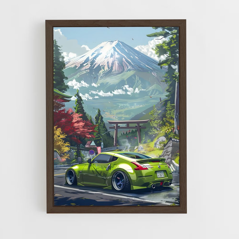 ap-350z-4 cadre Bois foncé