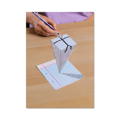 Poster Avion en Papier