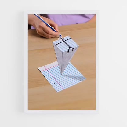 ap-3d art-4 cadre Blanc
