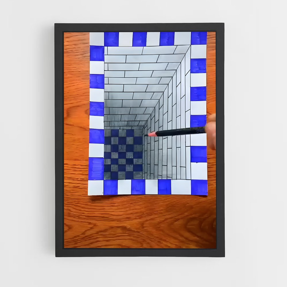 ap-3d art-5 cadre Noir