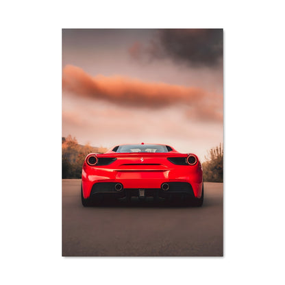 Poster Ferrari 488 GTB