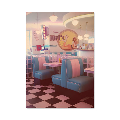Poster Diner Rétro