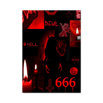 Poster Démoniaque 666