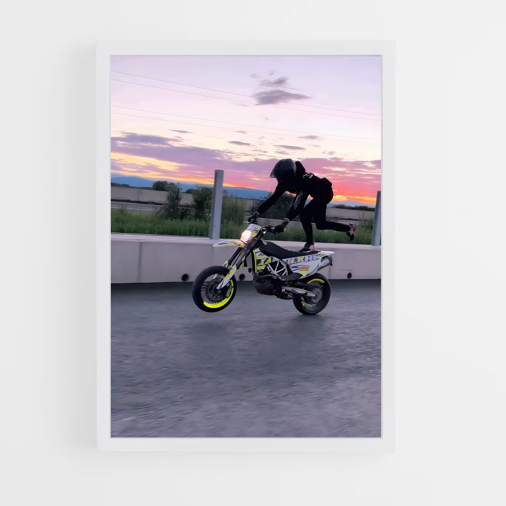 ap-701 supermoto-3 cadre Blanc