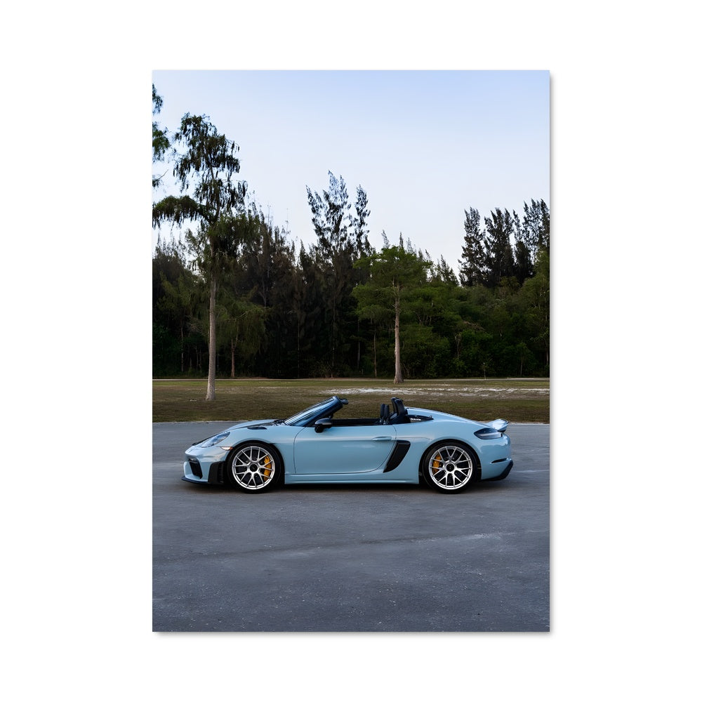 Poster Blue Speedster