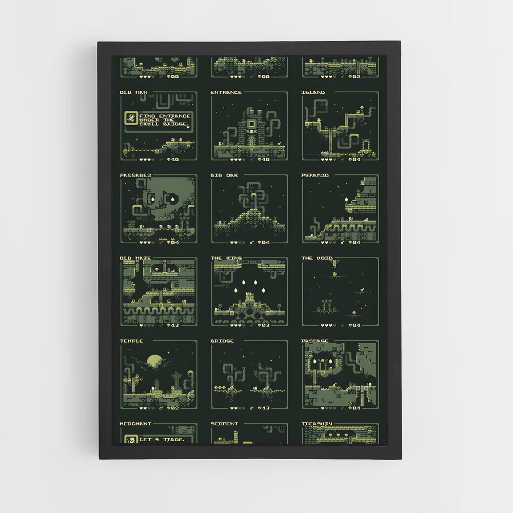 ap-8-bit-6 cadre Noir