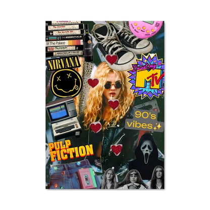 Poster Nostalgie Pixelisée