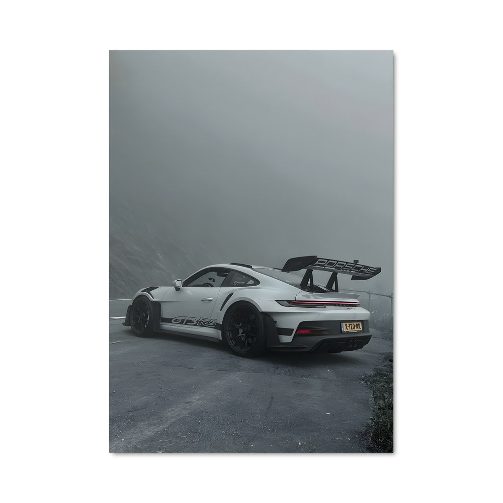 White Performance Poster – Aesthetic Posters