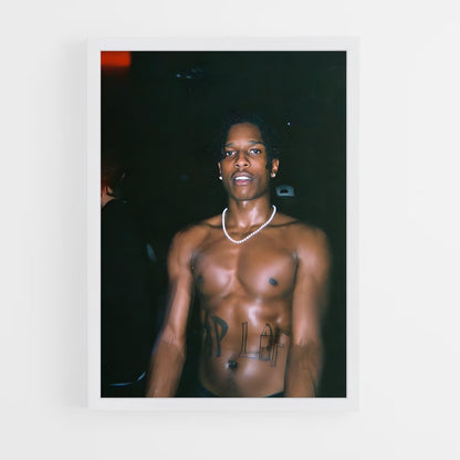 ap-a$ap rocky-3 cadre Blanc