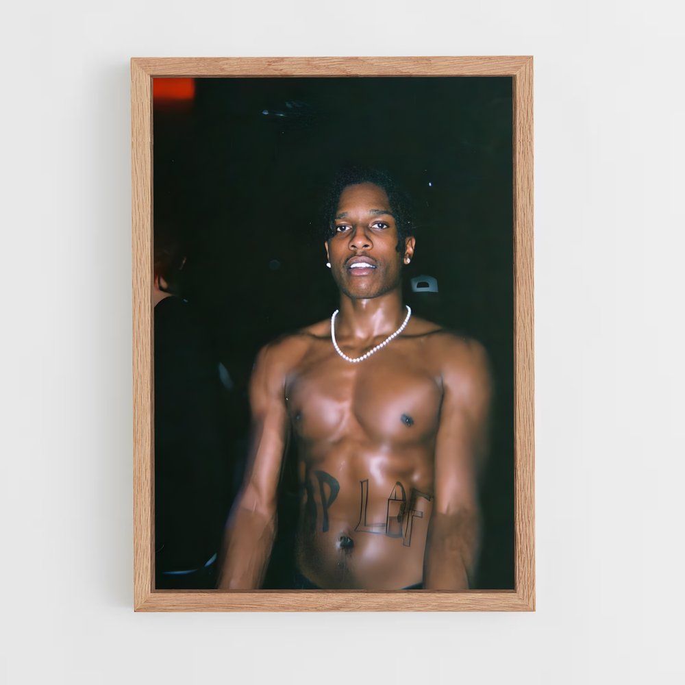 ap-a$ap rocky-3 cadre Bois clair