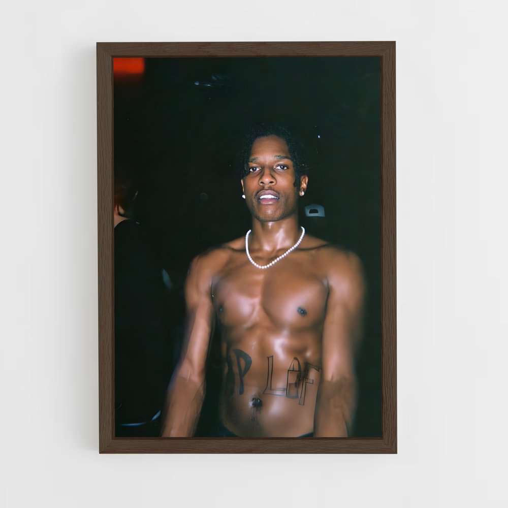 ap-a$ap rocky-3 cadre Bois foncé