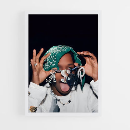 ap-a$ap rocky-4 cadre Blanc