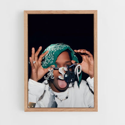 ap-a$ap rocky-4 cadre Bois clair