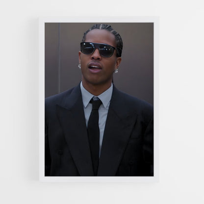 ap-a$ap rocky-5 cadre Blanc
