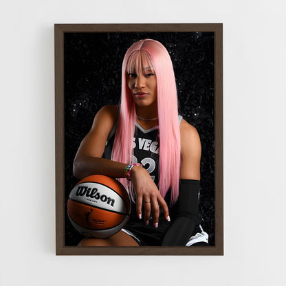 ap-a'ja wilson-1 cadre Bois foncé