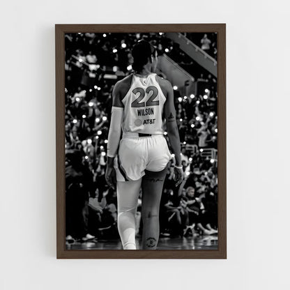 ap-a'ja wilson-2 cadre Bois foncé