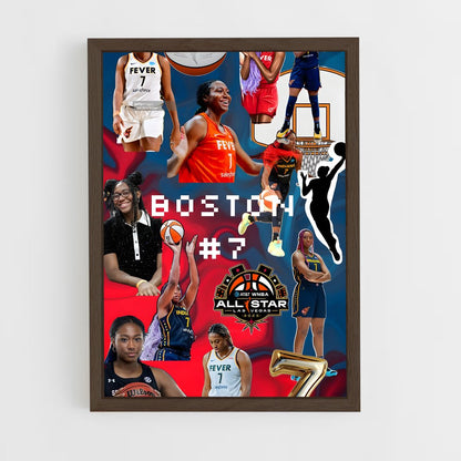 ap-aaliyah boston-1 cadre Bois foncé
