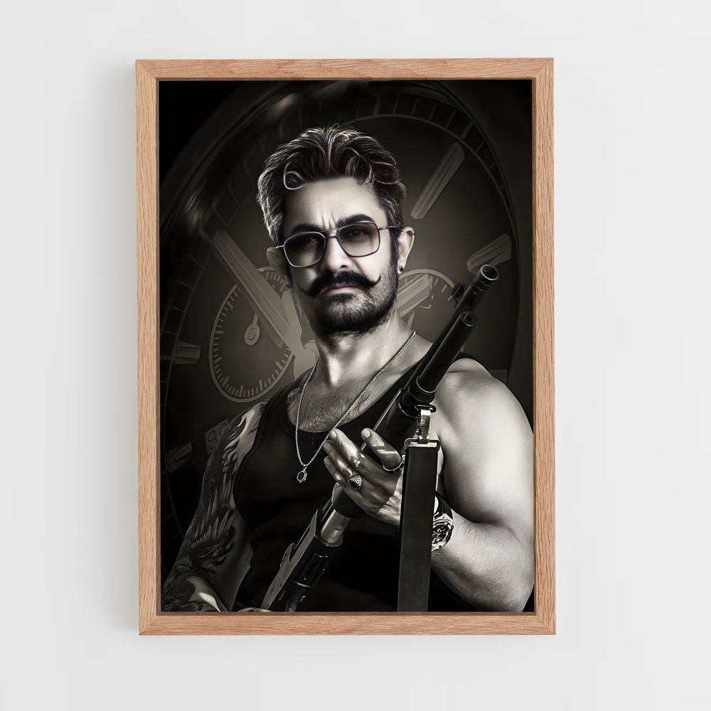 ap-aamir khan-2 cadre Bois clair