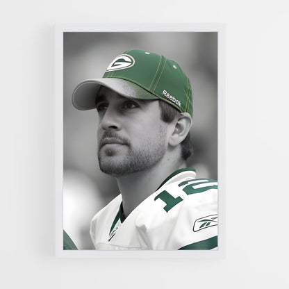 ap-aaron rodgers-1 cadre Blanc