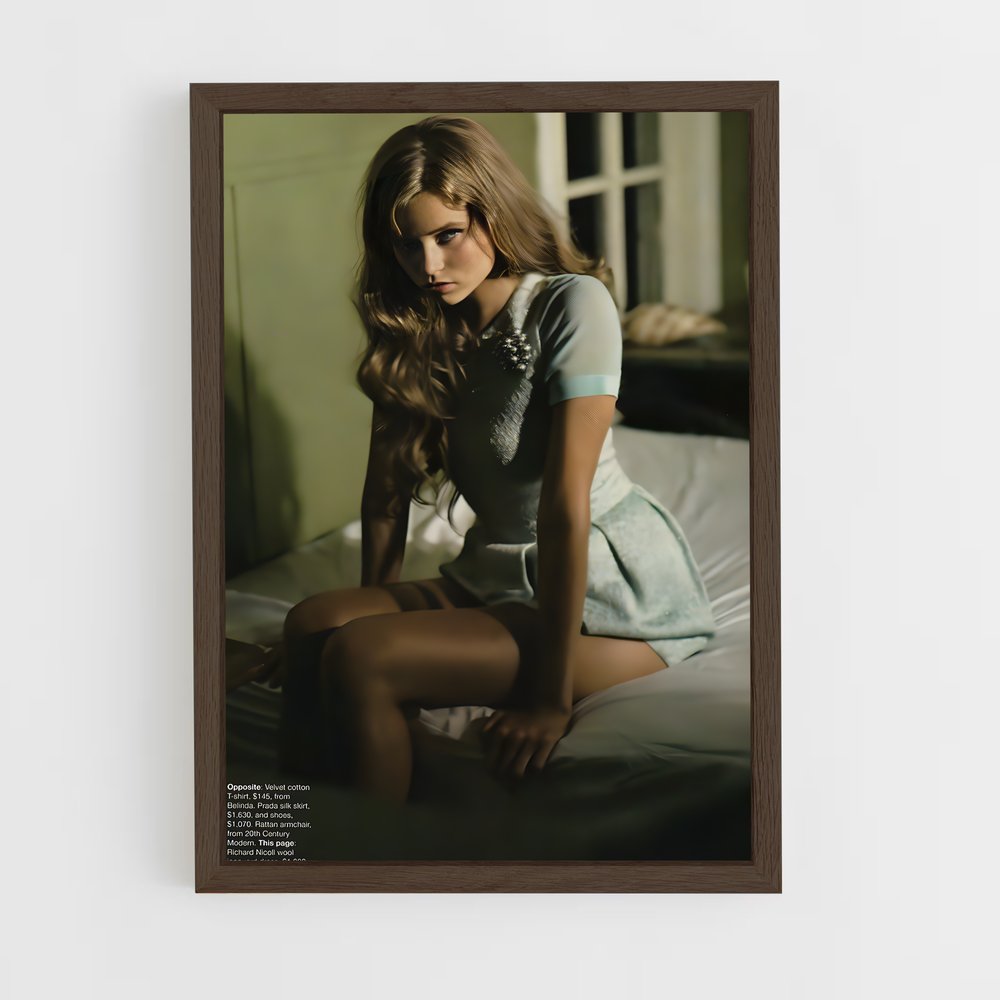 ap-abbey lee kershaw-5 cadre Bois foncé