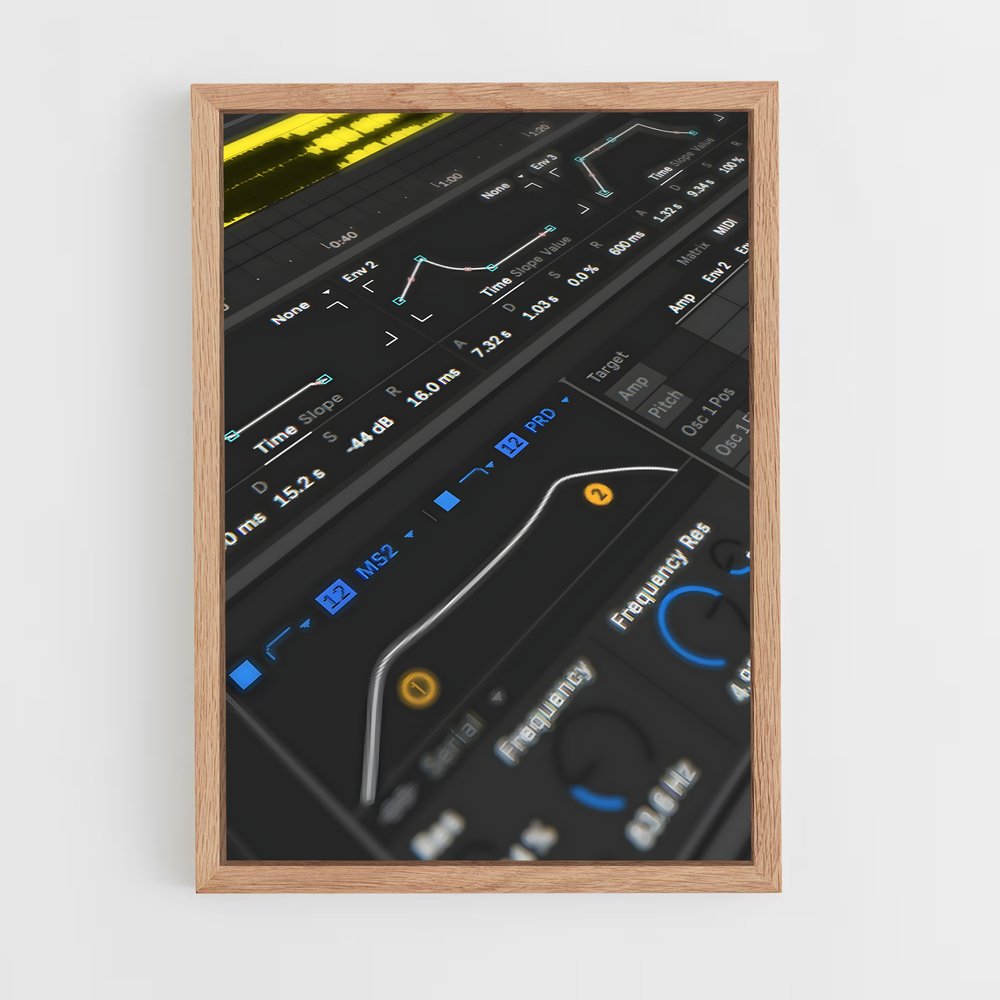 ap-ableton live-1 cadre Bois clair