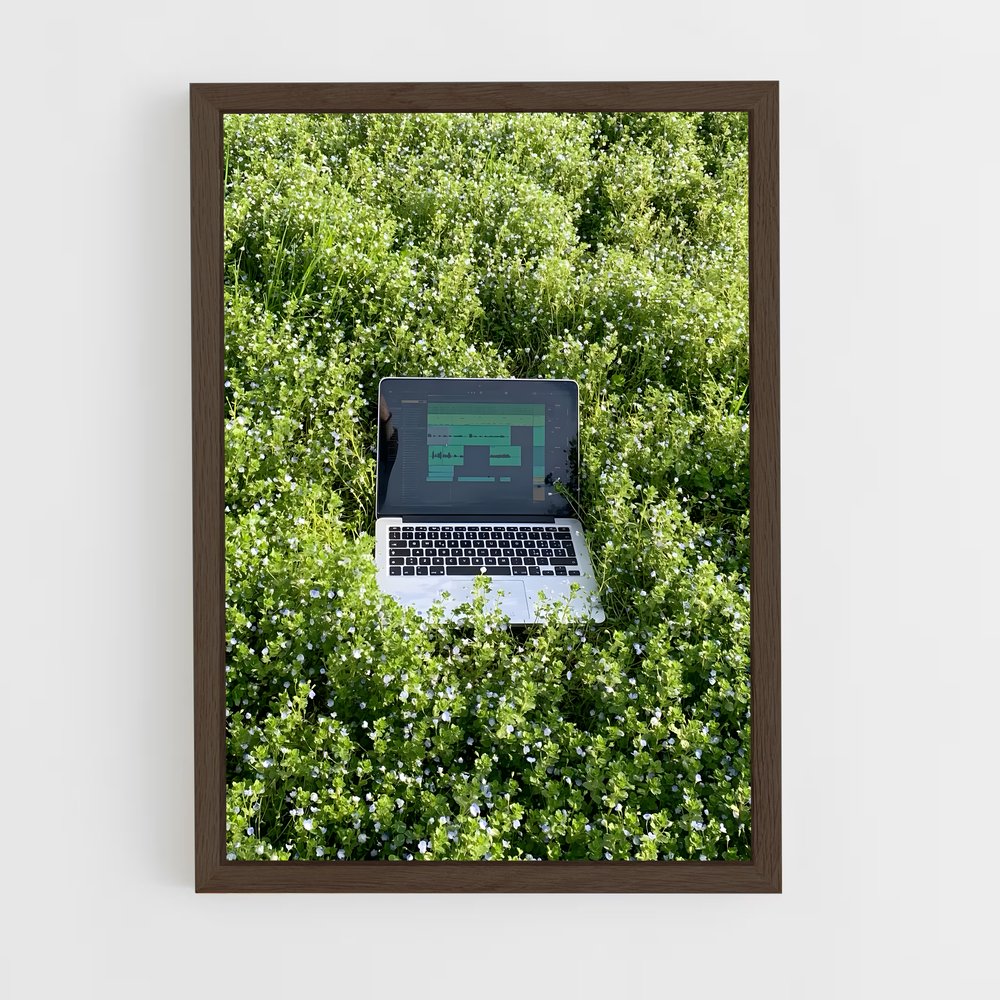 ap-ableton live-3 cadre Bois foncé