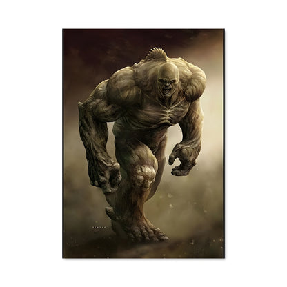 Poster Loup Rieur