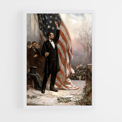 ap-abraham lincoln-1 cadre Blanc