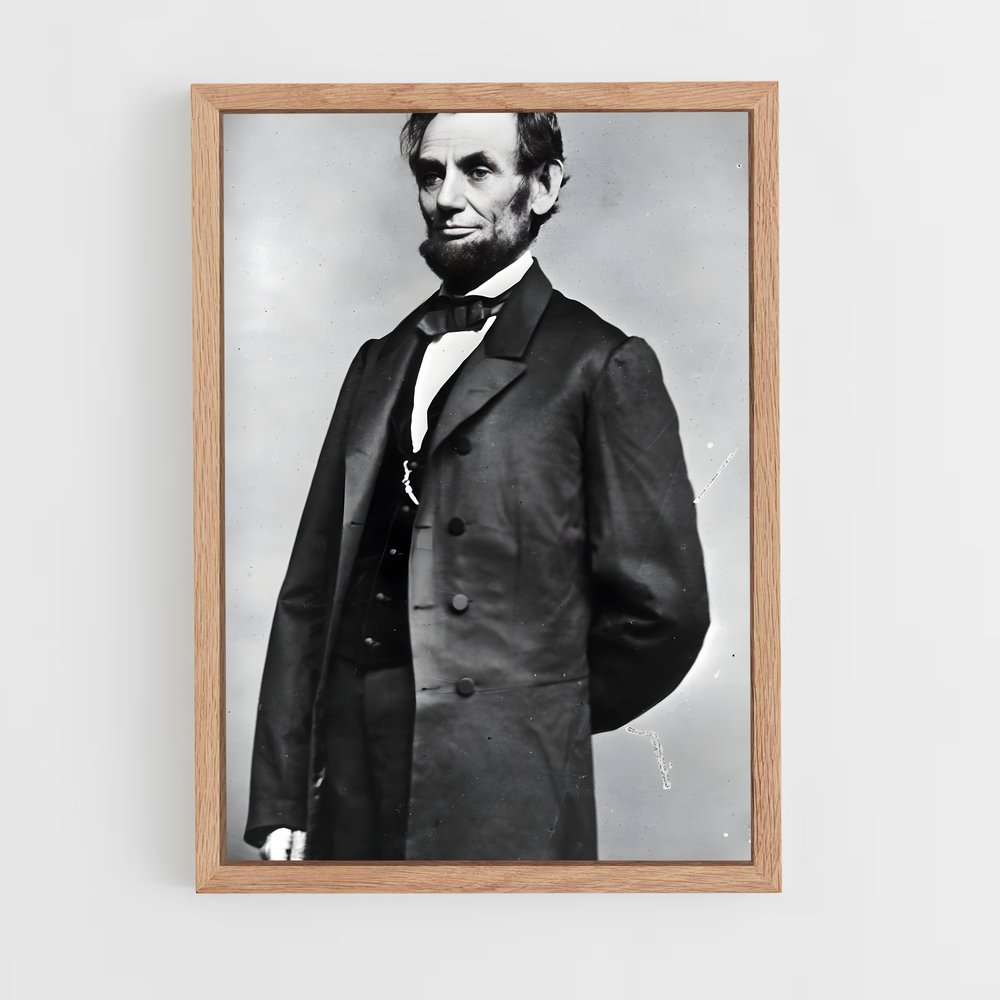 ap-abraham lincoln-3 cadre Bois clair